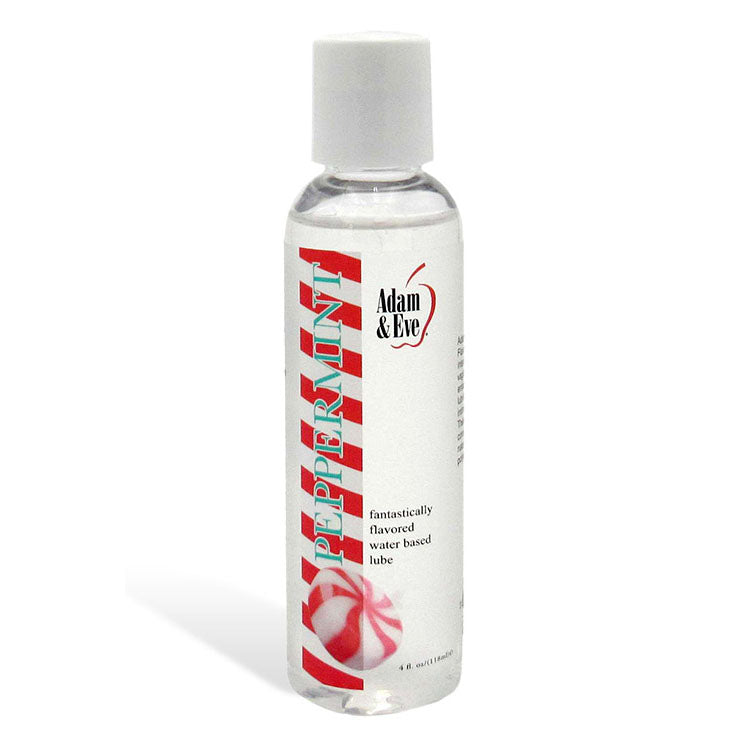 Adam & Eve PEPPERMINT Lubricant - Mint Flavoured Water Based Lubricant - 118 ml Bottle Adam & Eve